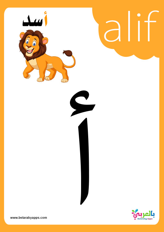 Arabic Alphabet Flashcards With Pictures Ø¨Ø§Ù„Ø¹Ø±Ø¨ÙŠ Ù†ØªØ¹Ù„Ù…