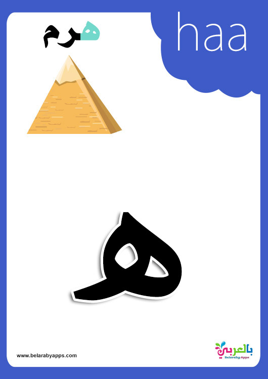 Arabic Letters Flashcards Printable