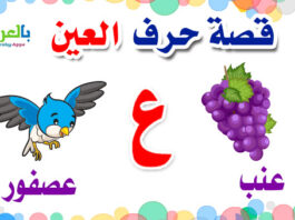 arabic alphabet story for letter Ayn