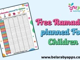 FREE!- Printable Ramadan Planner for Children
